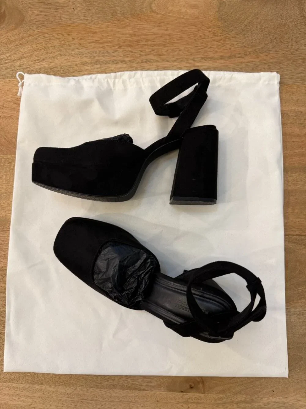 Pull&Bear Platform shoes with heel and back strap EU 39